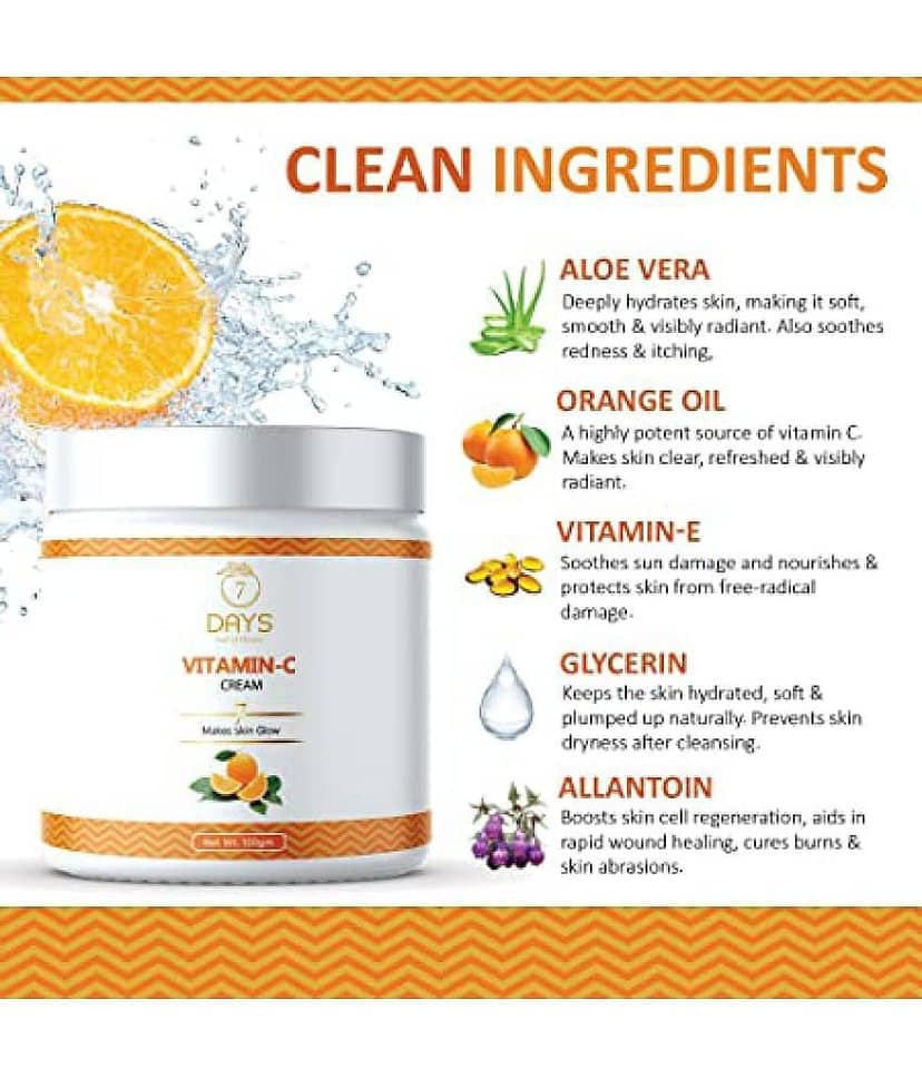 7 days - Day Cream for All Skin Type 100 gm ( Pack of 1 ) view 2
