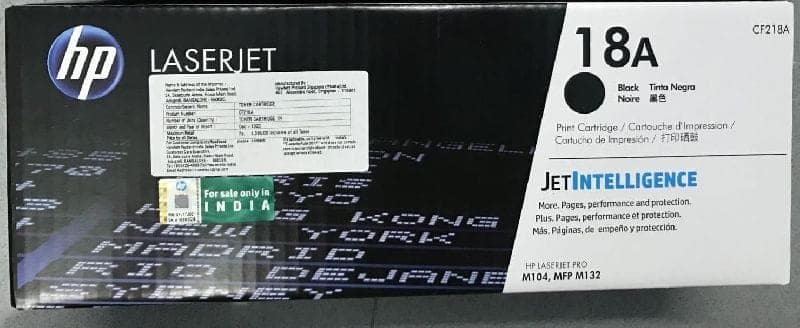 HP 18A Black Toner Cartridge (CF218A) view 3