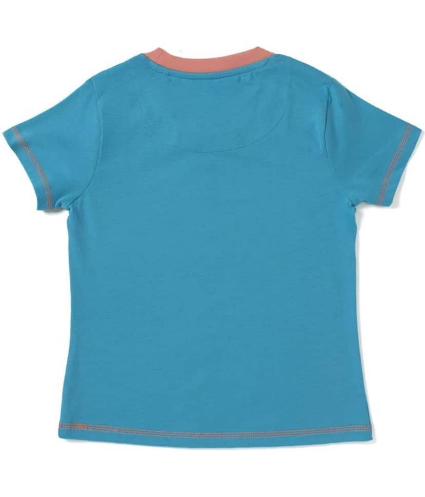 Cub Mcpaws Girls Cotton T-Shirts ( Blue ) view 2