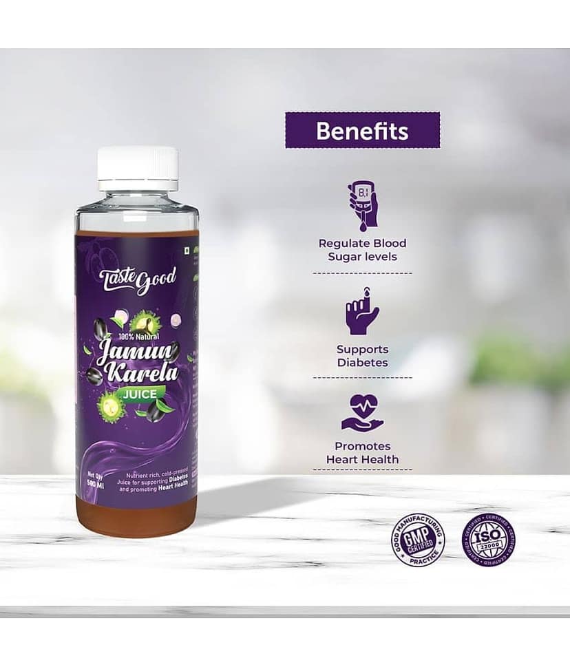 Taste Good Karela & Jamun Vegetable Juice 1000 ml view 2