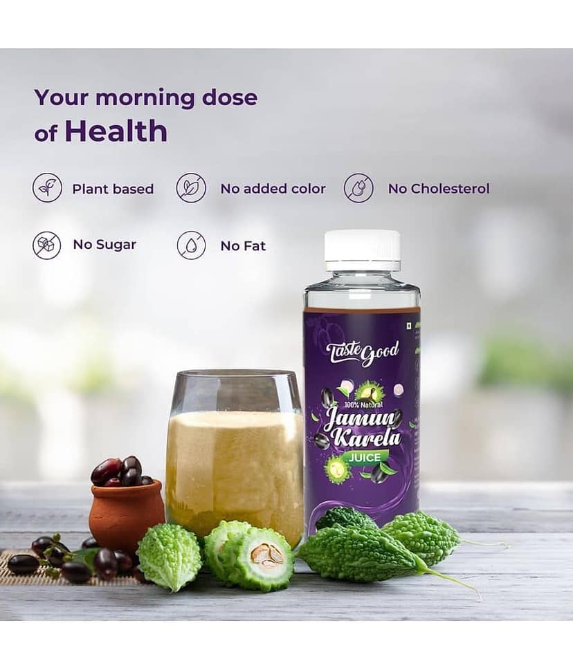 Taste Good Karela & Jamun Vegetable Juice 1000 ml view 6