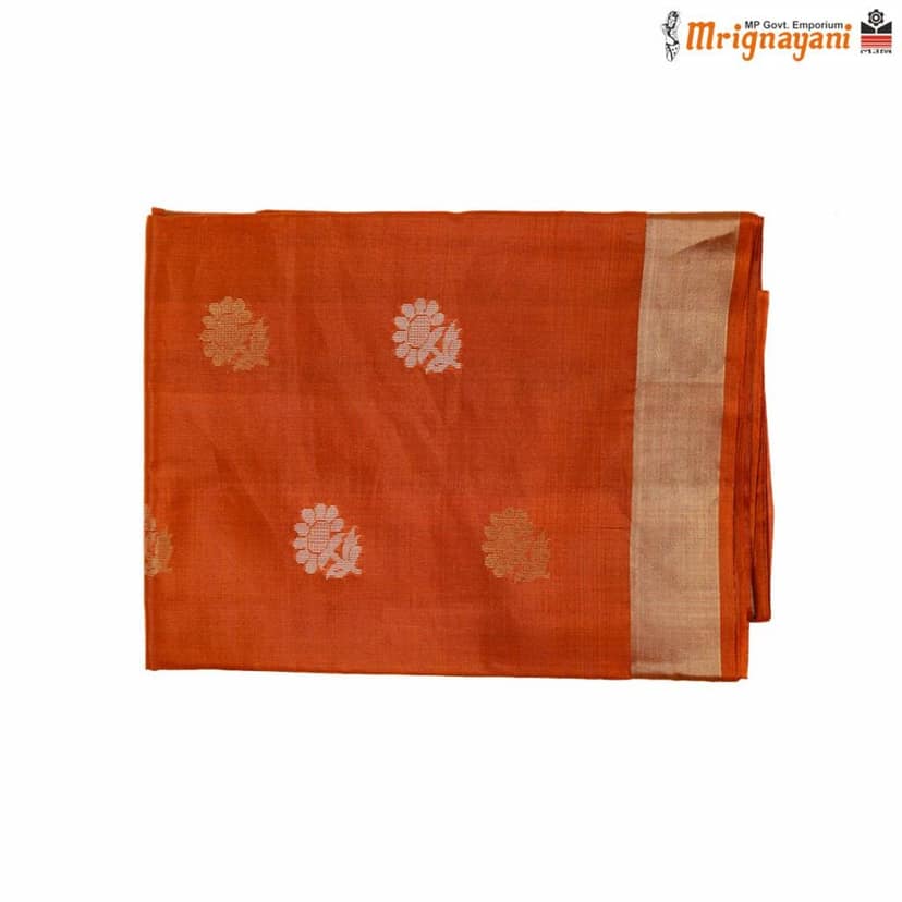 HANDLOOM KOSA SAREE WITH BLOUSE (SKU - 1ST105051221, SAREE - 1185) view 5