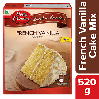 Betty Crocker Super Moist French Vanilla Cake Mix, 520 gm