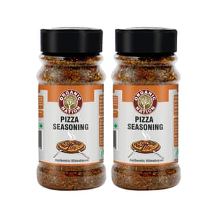 Organic Nation Pizza Seasoning 80g (Pack of 2) | Authentic Italian Herb Blend | Natural & Aromatic | Perfect for Pizza, Pasta, Garlic Bread