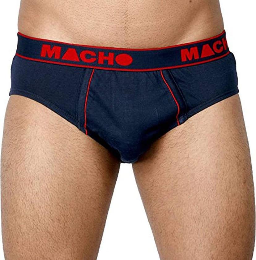 Macho Smart Cut Mens Cotton Brief Multicolor, Pack of 2 view 3