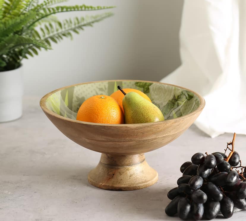 India Circus Rose Alba'S Tenor Fruit Bowl view 2