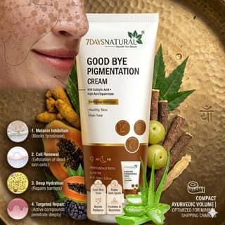 Pigmentation Correction Cream for Dark Spots & Melasma | Kojic Acid Dipalmitate + Salicylic Acid Face Cream | Hyperpigmentation, Acne Marks & Uneven Skin Tone Corrector | Dark Spots Removal Cream for Women & Men | 100g Pack of 1