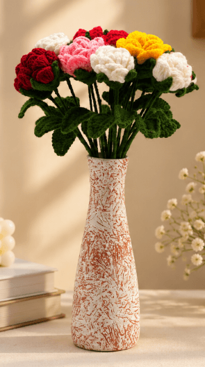 Handmade Decorative Flowers for Home Decoration and Gifting view 2