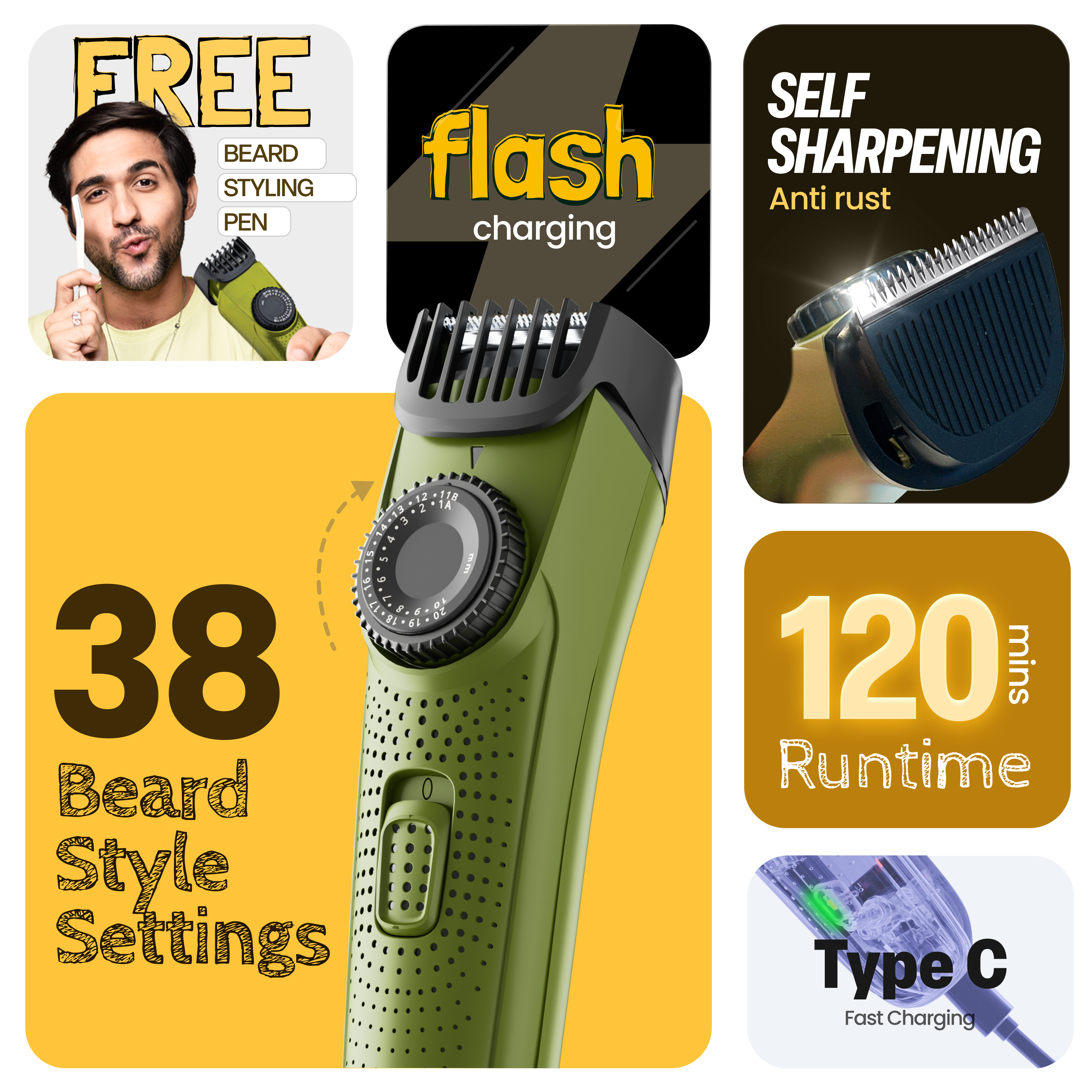 Bombay Shaving Company Power Styler Edge Trimmer view 2