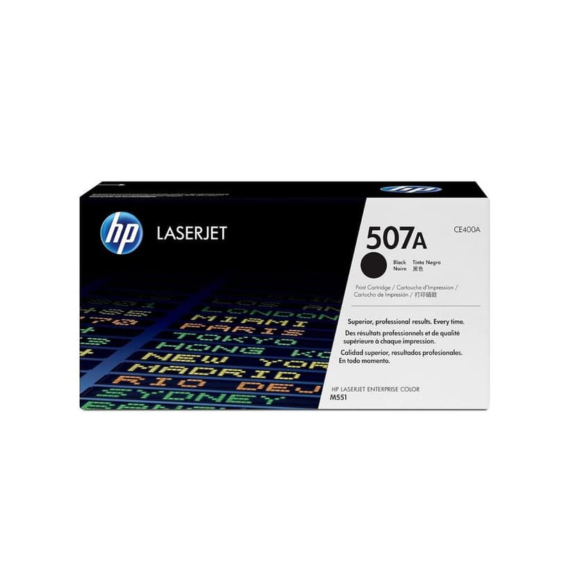 HP 507A Black Original LaserJet Toner Cartridge (CE400A) view 3