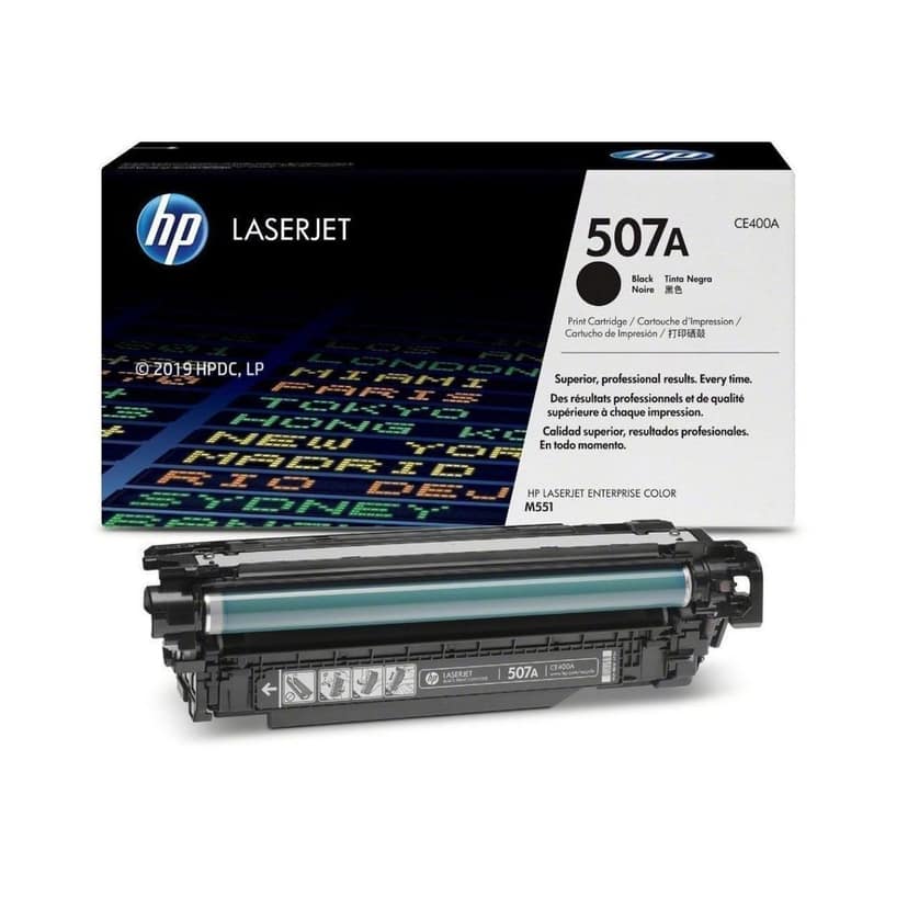 HP 507A Black Original LaserJet Toner Cartridge (CE400A) view 4