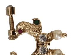 Gold Plated Traditional Indian Marathi Nath With Pearls view 2