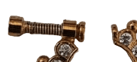 Gold Plated Traditional Indian Marathi Nath With Pearls view 3