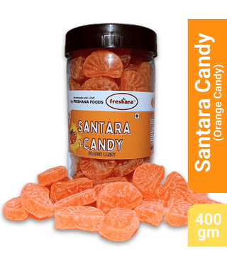 Freshana Orange Candy Narangee Santara Flavoured Toffees 400 gm