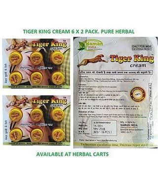 100% Original Tiger King Cream with Pack of 2 Strips