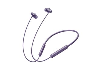 Realme Buds Wireless Neckband 5 ANC in Ear Bluetooth Headphones, 50dB ANC, 13.6mm Dynamic Bass Driver, 360? Spatial Audio, 45ms Low Latency - Twlight Purple