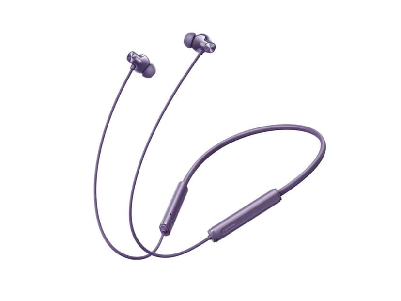 Realme Buds Wireless Neckband 5 ANC in Ear Bluetooth Headphones, 50dB ANC, 13.6mm Dynamic Bass Driver, 360? Spatial Audio, 45ms Low Latency - Twlight Purple