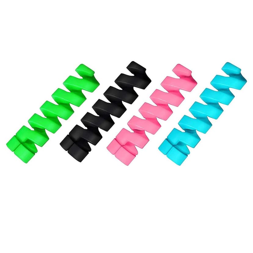 Spiral Charger Spring Cable Protector Data Cable Saver (Pack of 4) view 7