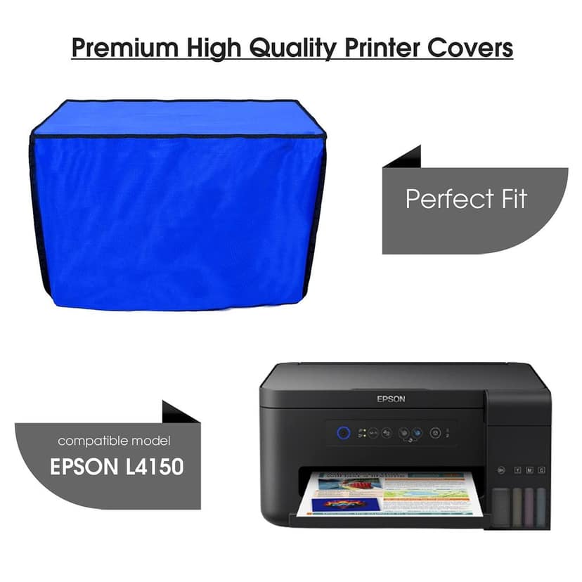 Palap Super Premium Dust Proof Printer Cover for Epson L4150 All-in-One Wireless Ink Tank Colour (Blue) view 2