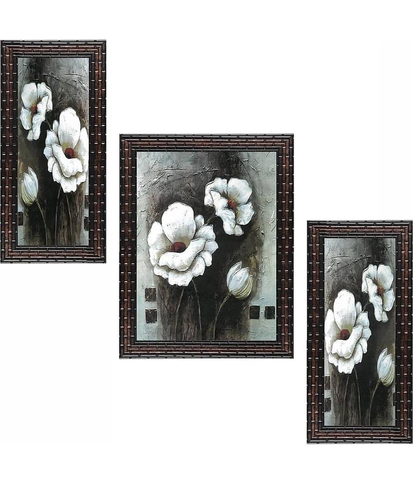 Indianara - Floral Painting With Frame