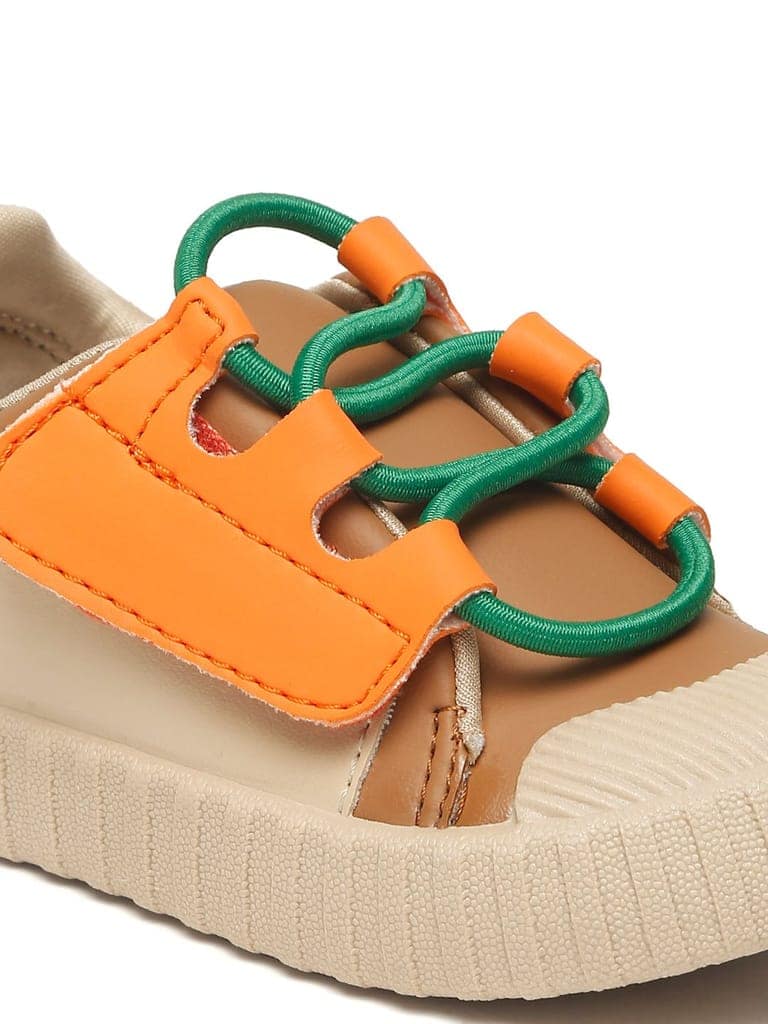 POCO Toddlers' Comfortable & LightWeight Lace-Free Sneakers - Brown (Unisex) view 2