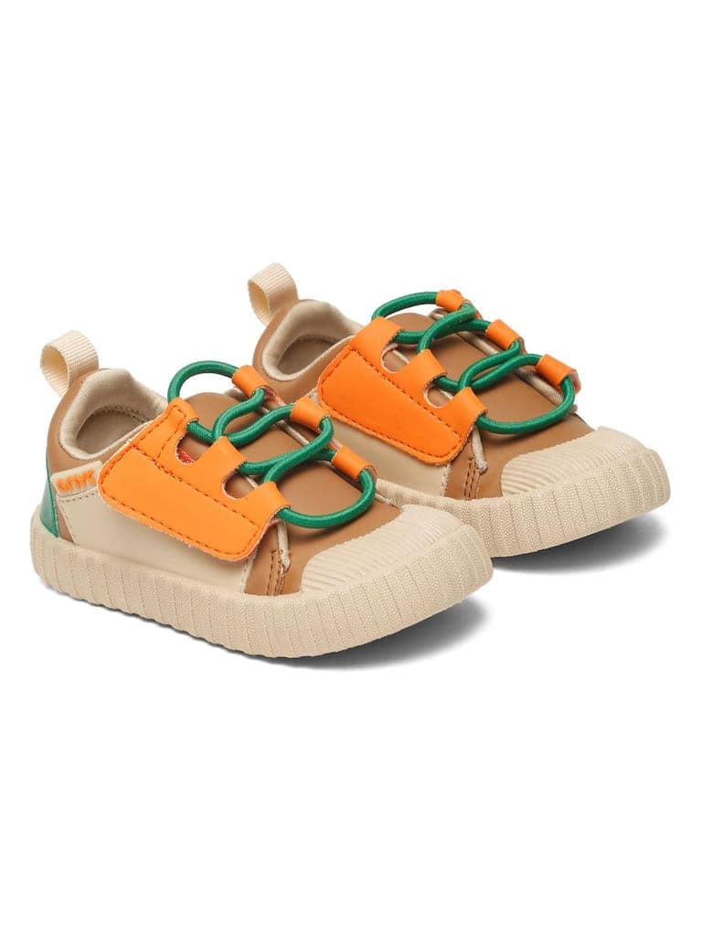 POCO Toddlers' Comfortable & LightWeight Lace-Free Sneakers - Brown (Unisex) view 7