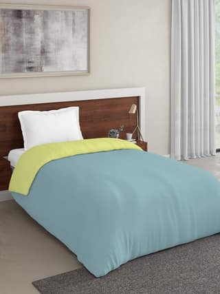 D'Decor Live Beautiful 180TC 1 Single Comforter - Blue (152 CM X 229 CM, 60IN X 90IN)