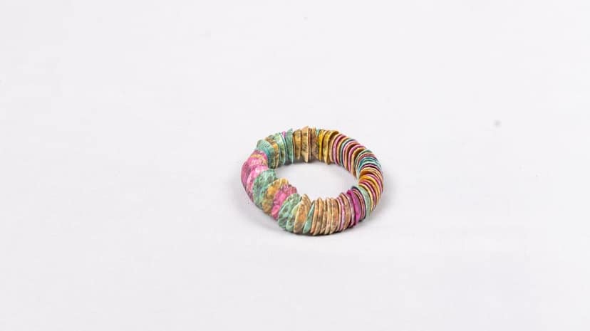 Colorful Seashell Bracelet view 2