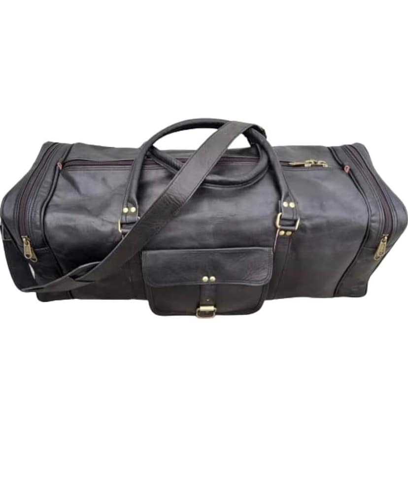 Travel Duffle Luggage Bag with Detachable Shoulder Strap for Men & Women view 4