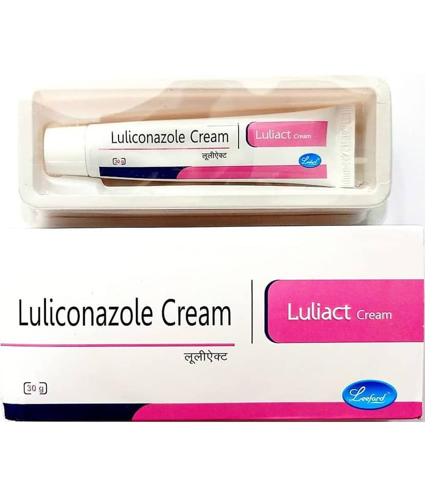 LULIACT LULICONAZOLE CREAM 30 GM ( PACK OF 2) Day Cream 60 gm Pack of 2