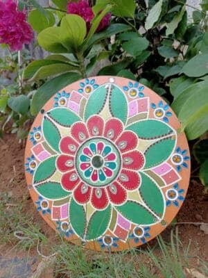 Floral Mandala Wall Decor