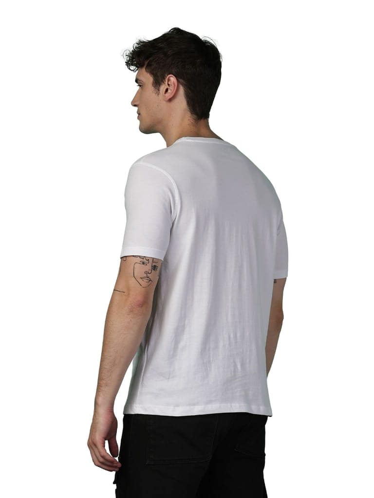 Cotton White Adventure T-Shirt view 3