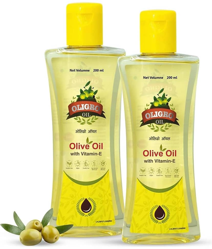 Oligro Olive Oil With Vitamin E 100 Ml (Pack Of 2)