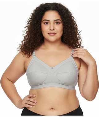 Elina Pack of 1 Cotton Non Padded Minimizer Bra For Women ( Blue )