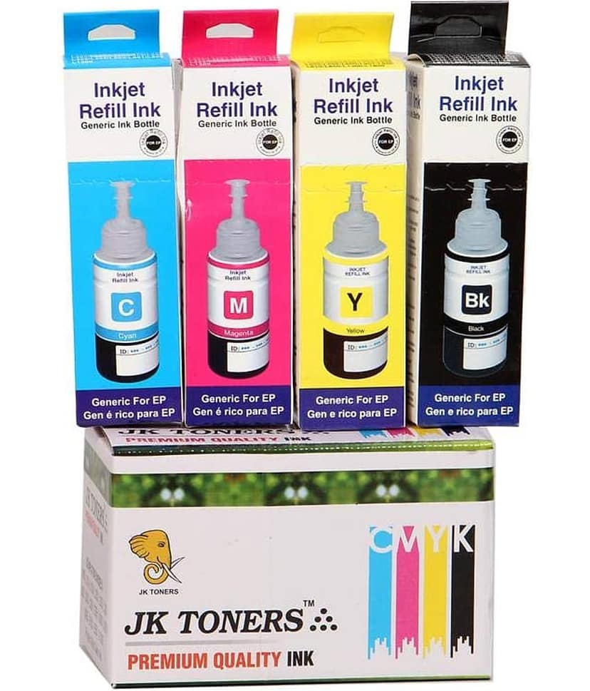 JK TONERS 664 Black Single Toner for L380 / L100 / L110 / L130 / L200 / L210 / L220 / L300 color ink