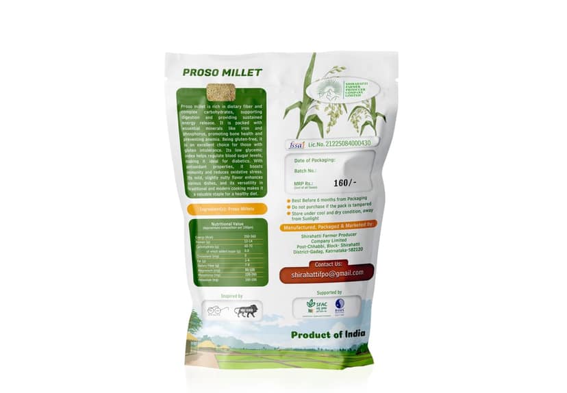 Premium Proso Millet | Gluten-Free & Nutrient-Rich Healthy Grain view 2