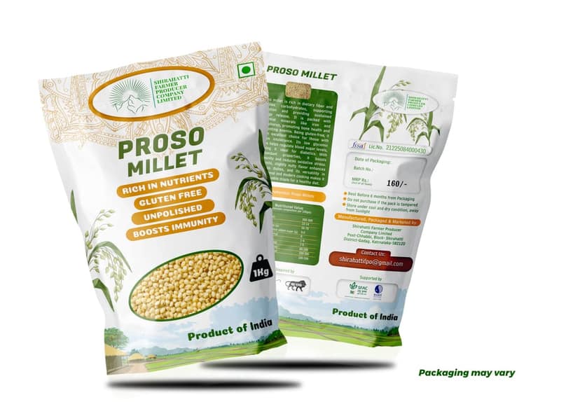 Premium Proso Millet | Gluten-Free & Nutrient-Rich Healthy Grain view 3