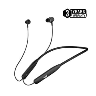 boA Bluetooth Neckband Earphones with Deep Bass, Fast Charging Support, Magnetic Earbuds, HD Calling Mic, Comfort Fit All Day for Gym Workout Running Travel, Compatible with Android and iOS Devices