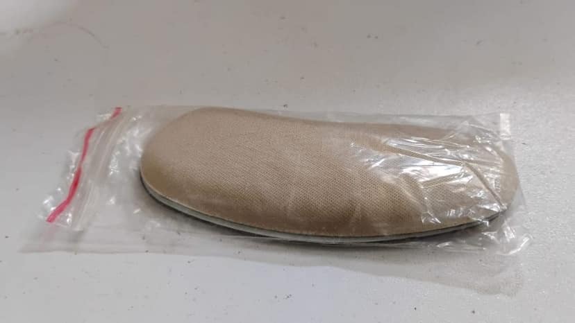 Fabric Sticky Shoe Back Heel Insoles Protector Liner Pads (1 Pair) view 8
