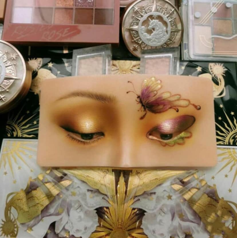 Elecsera The Perfect Aid to Practicing Makeup, Reusable 5D Face Eyes Makeup 3 g (Skin) view 5