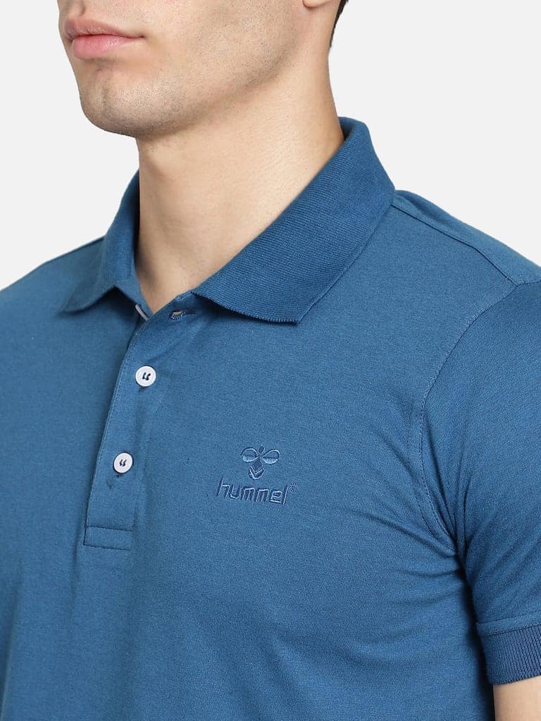 Ascon Polo Neck Cotton Rich Half Sleeve Solid Regular fit Cottonpoly T-shirt for Men Comfortable soft Breathable Fabric Stretchable for Everyday Use Ideal for Casual wear and officewear view 5