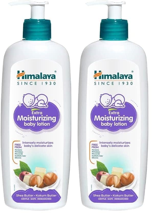 Himalaya Extra Moisturizing Baby Lotion 400ml | with Shea Butter, Olive Oil & Kokum Butter | Intensely moisturizes baby's delicate skin (Pack of 2) Himalaya Extra Moisturizing Baby Lotion 400ml | with Shea Butter, Olive Oil & Kokum Butter | Intensely moi view 2