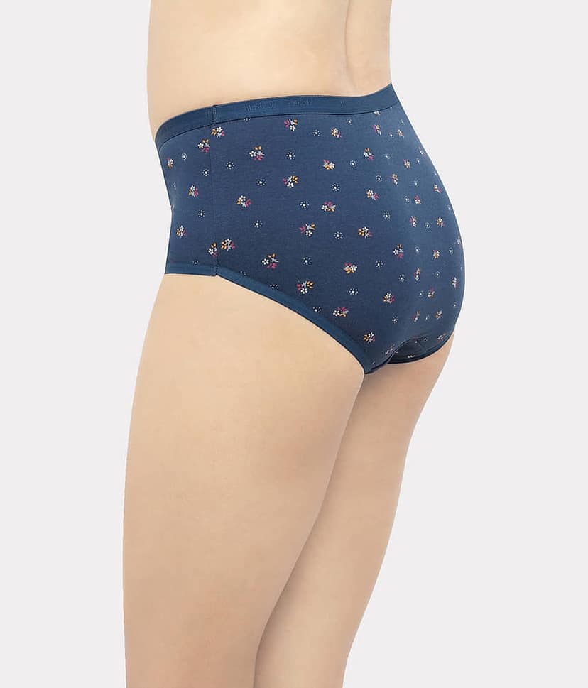 IN CARE LINGERIE Pack of 3 Cotton Printed Women's Briefs ( Multi Color ) view 2