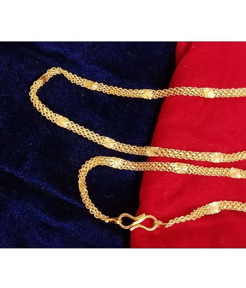 shankhraj mall Gold Plated Chain ( Set of 1 )