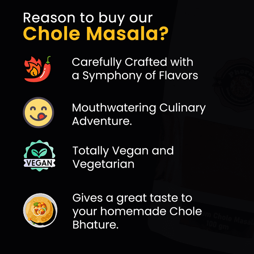 Buy Chole Masala Online India - Authentic Amritsari Spice | Phoran view 3