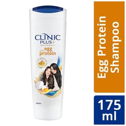 Clinic Plus Strength & Shine With Egg Protein Shampoo, 175 ml