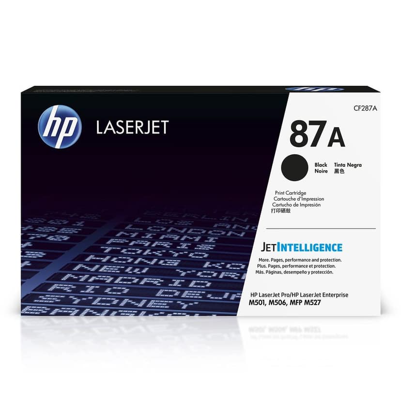 HP 87A CF287A Black Original LaserJet Toner Cartridge view 2