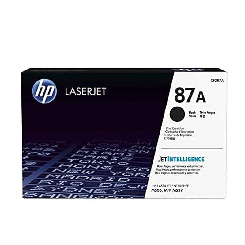 HP 87A CF287A Black Original LaserJet Toner Cartridge view 3