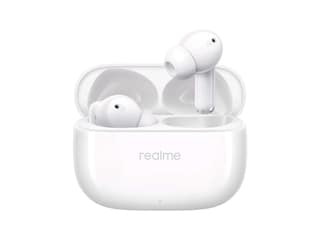 Realme TechLife Earbuds T310 Truly Wireless in Ear Earbuds with 46dB Hybrid ANC, 360 Spatial Audio, 12.4mm Dynamic Bass Driver, Upto 40Hrs Battery - Agile White
