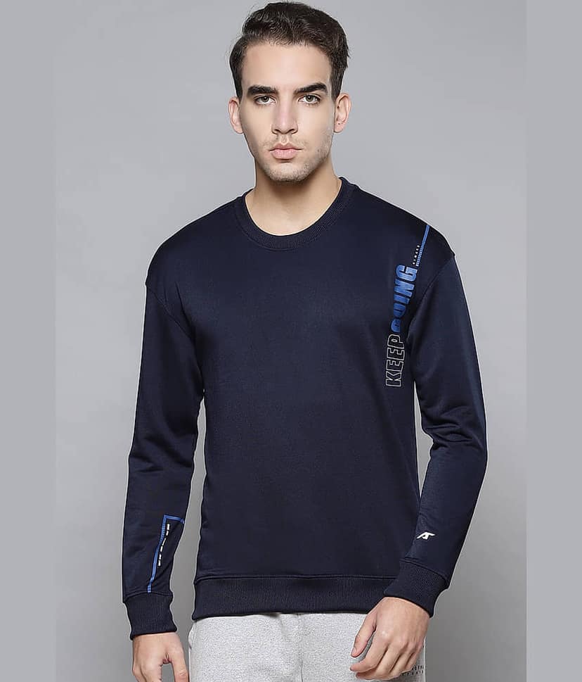 Alcis - Blue Polyester Men's Running Sweatshirt ( Pack of 1 )